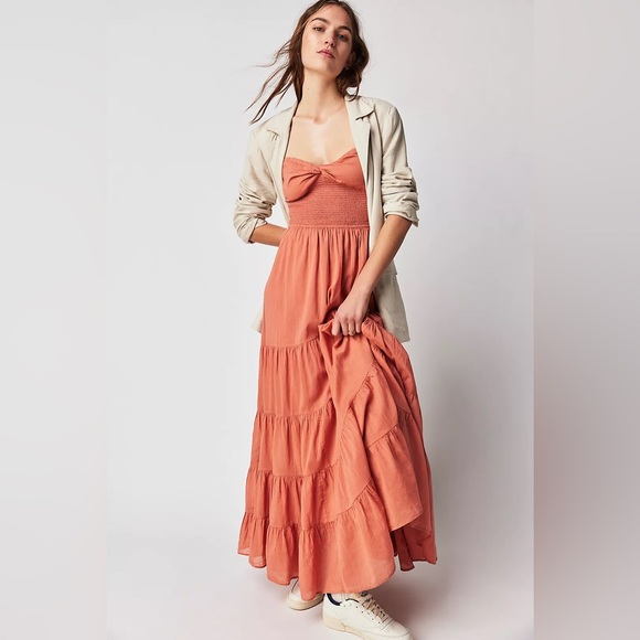Free People Dresses & Skirts - NWT Free People Sundrenched Solid Maxi Dress